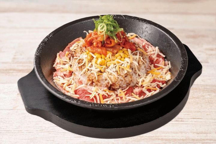 「牛カルビキムチーズペッパーライス」