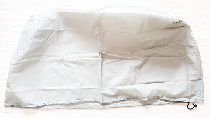 100均のエアコン室外機カバーで節電＆劣化予防！【セリア・ダイソー】