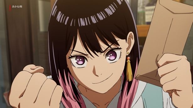 主人公・桜咲朱音(声:永瀬アンナ)。父が果たせなかった夢を継ぎ、自ら高座を目指すことを決意する