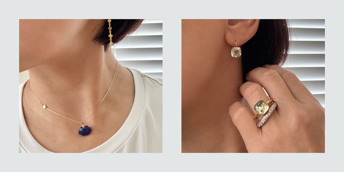 マリーエレーヌドゥタイヤックマルチカラー フラワー ピアス