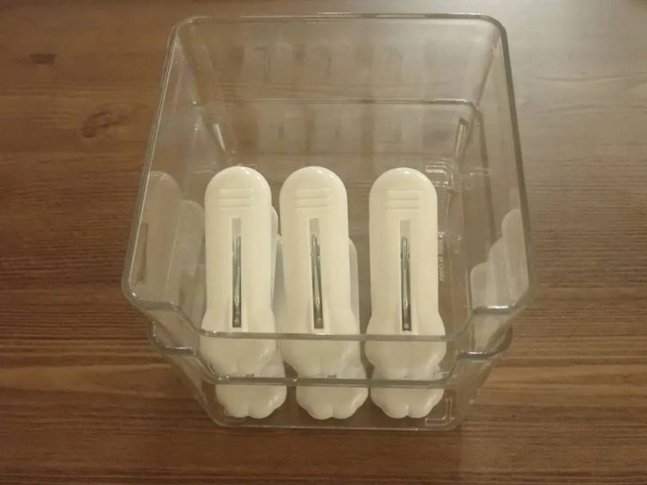 DAISO(ダイソー)：クリア収納ボックス(2個)