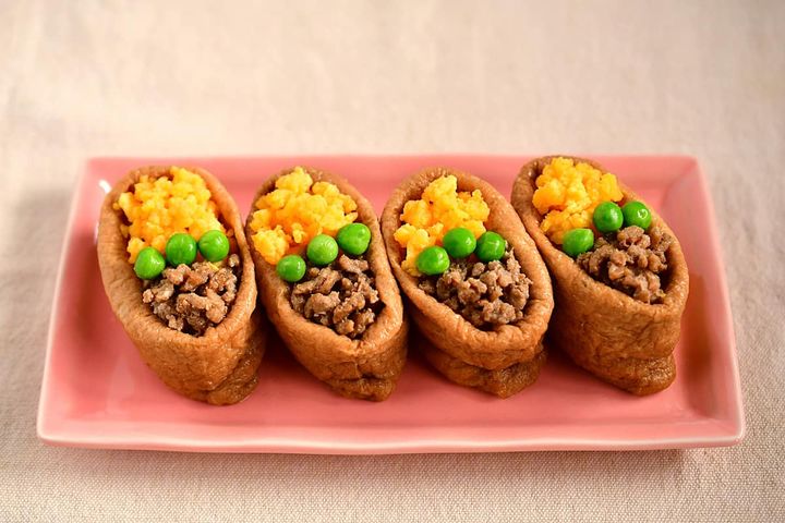 油揚げの甘辛煮を使ったいなりずし