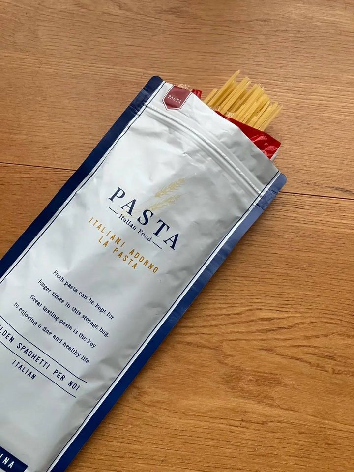 Seria(セリア)：おいしさ保存袋 パスタ用 2枚入