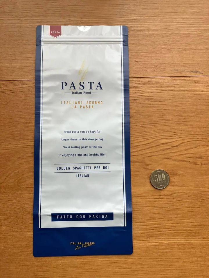 Seria(セリア)：おいしさ保存袋 パスタ用 2枚入