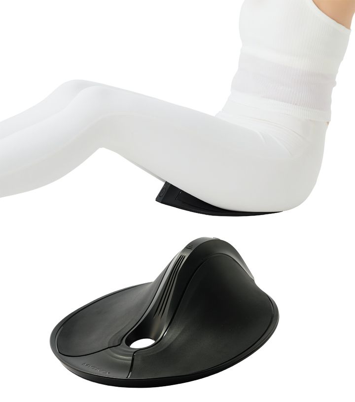 お風呂に入りながら、EMSで引き締めトレーニング。