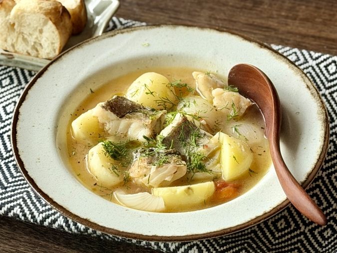 鱈とじゃがいものスープ