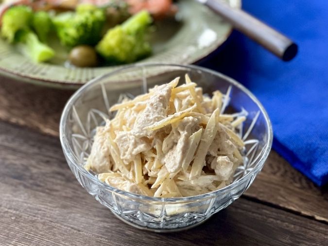 山椒とじゃがいものマヨサラダ