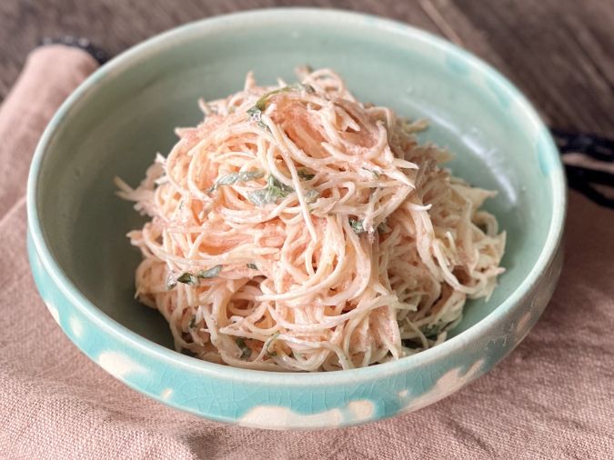 サクサク新じゃがとたらこのマヨサラダ