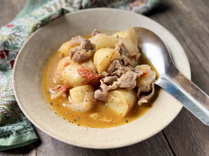 塩こうじ肉じゃが