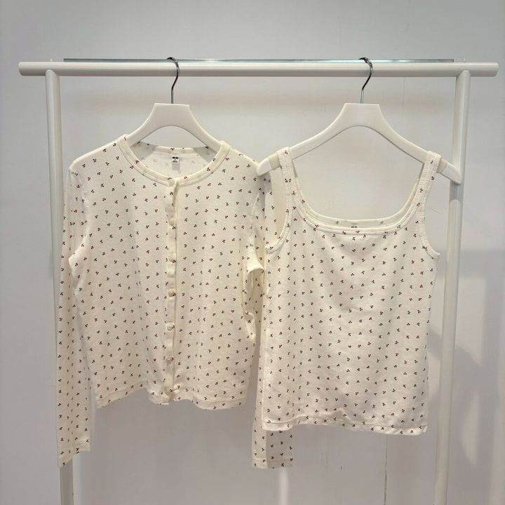 ユニクロ ポインテールカーディガン／ポインテールタンクトップ