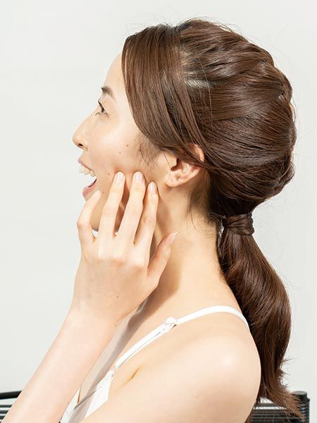 咬筋を触ってみよう！