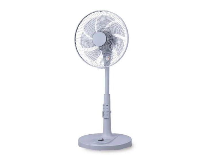 温度センサー付きDCモーター扇風機、新色のパープル。