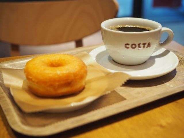 ドーナッツとコーヒー