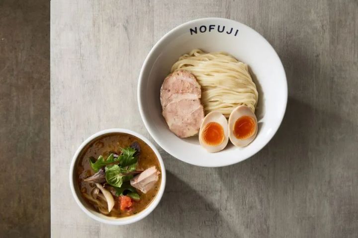 【らーめんつけ麺NOFUJI】 「みそカレーつけ麺 スペシャルトッピング」