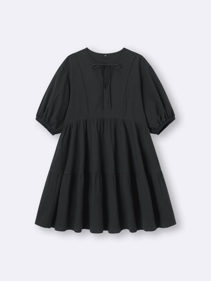 GUのティアードチュニックワンピース