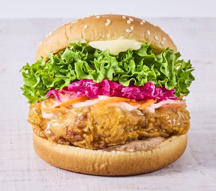 パクチーチキンバーガー バインミー リーフレタス