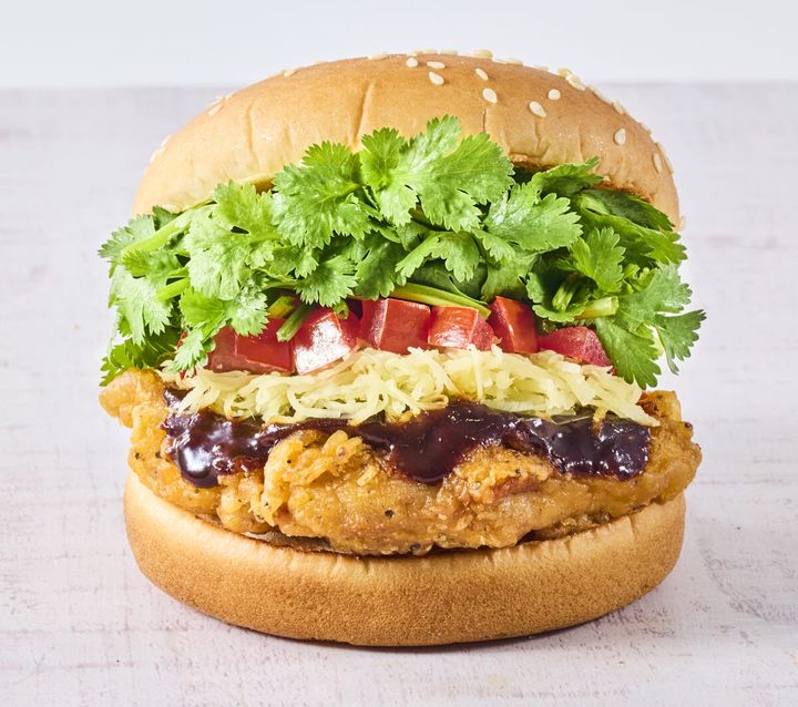 パクチーチキンバーガー カオマンガイ