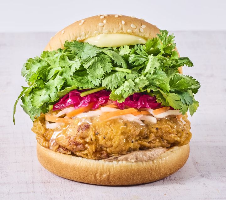 パクチーチキンバーガー バインミー 3倍