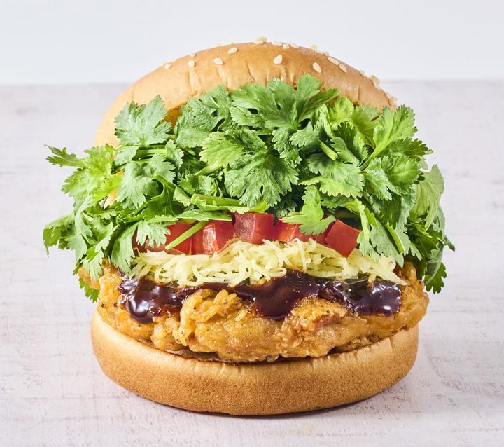 パクチーチキンバーガー カオマンガイ 3倍