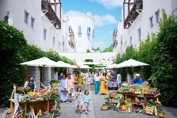 地元の生産者が集い賑わうメインストリート「ピーマン通り」