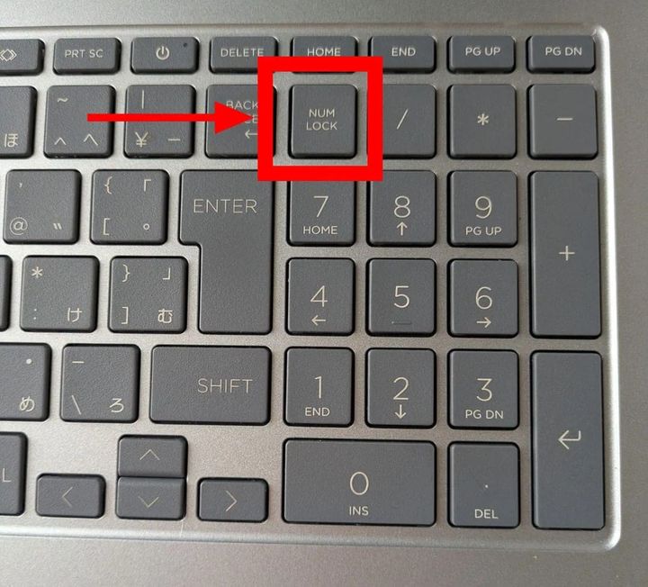 NumLockキーの本来の役割