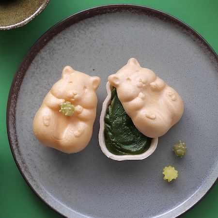 京都土産やギフトにもぴったり！「ハムスターモナカ」に抹茶バージョンが登場