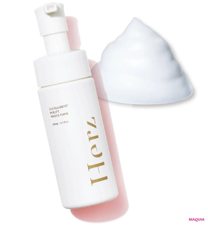 2026年最新 新発売 おすすめ洗顔料 Herz skin フルフィルメント ピュアリティ ホワイトフォーム