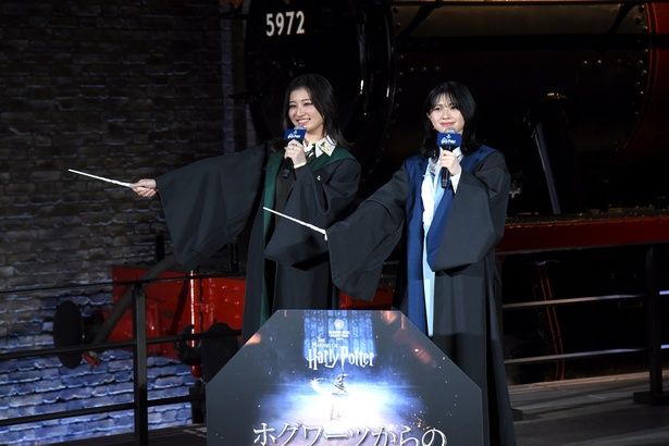 「ホグワーツ特急 出発進行！」の掛け声とともに、特別企画「ホグワーツからの招待状」がスタート 撮影：ソムタム田井