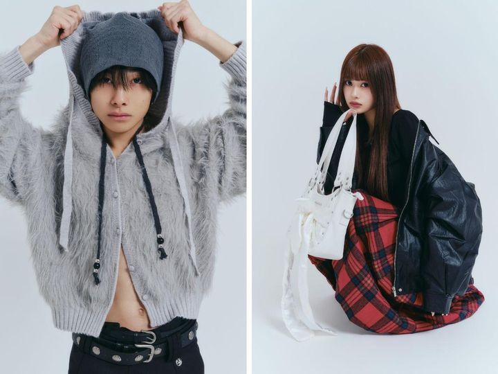 画像: 左｜清家碧羽（あおば）さん 右｜瀬川陽菜乃（ひなぽん）さん 出典：MUSINSA TOKYO POP-UP STORE 2026