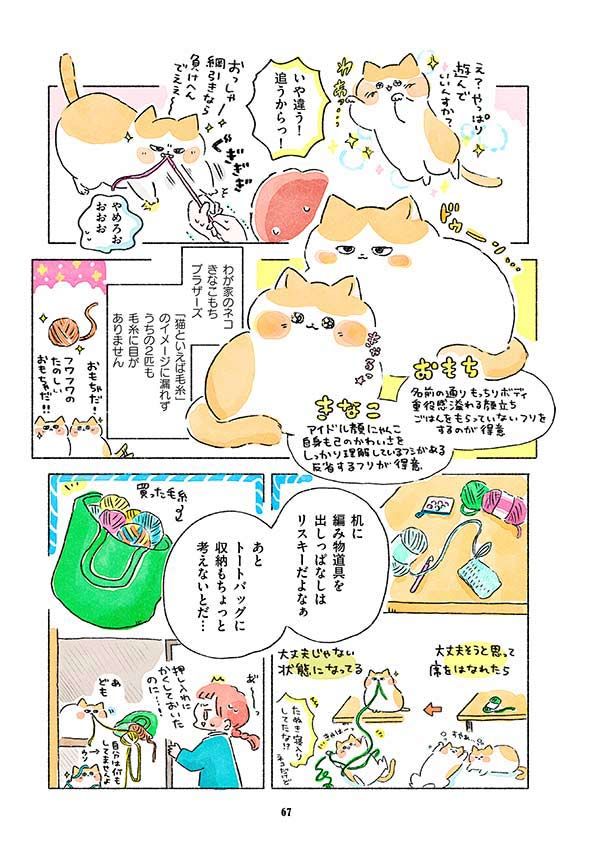 毛糸玉を出しっぱなしにしていたら大惨事に！