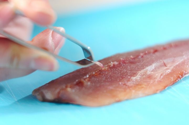 アジの青のりフライの下準備1