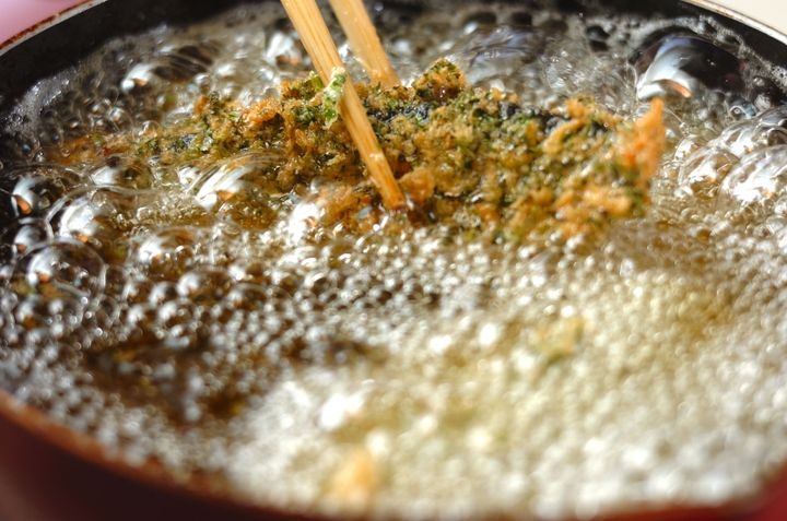 アジの青のりフライの作り方2