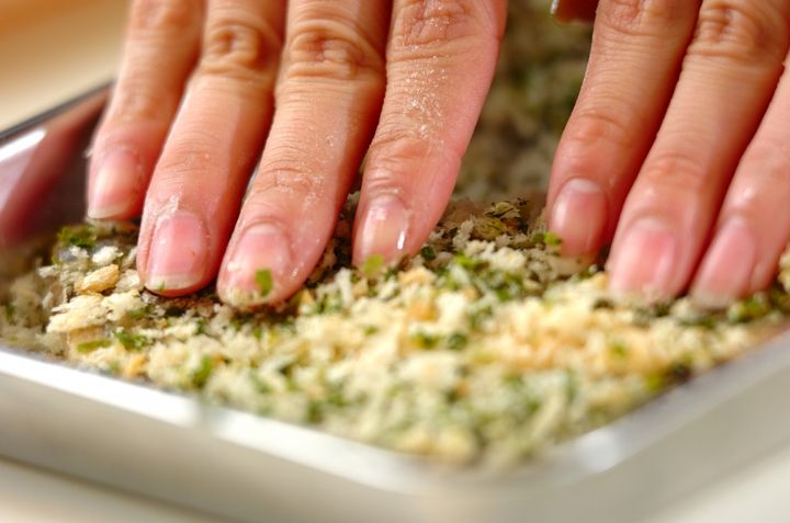 アジの青のりフライの作り方1