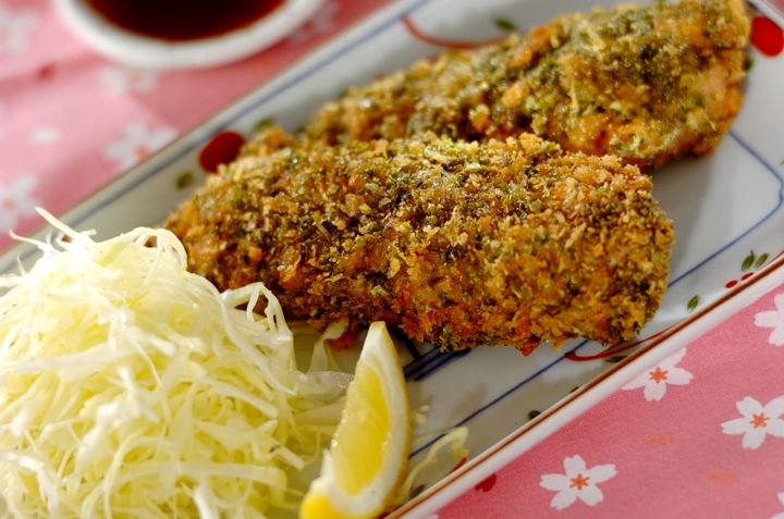 アジの青のりフライ