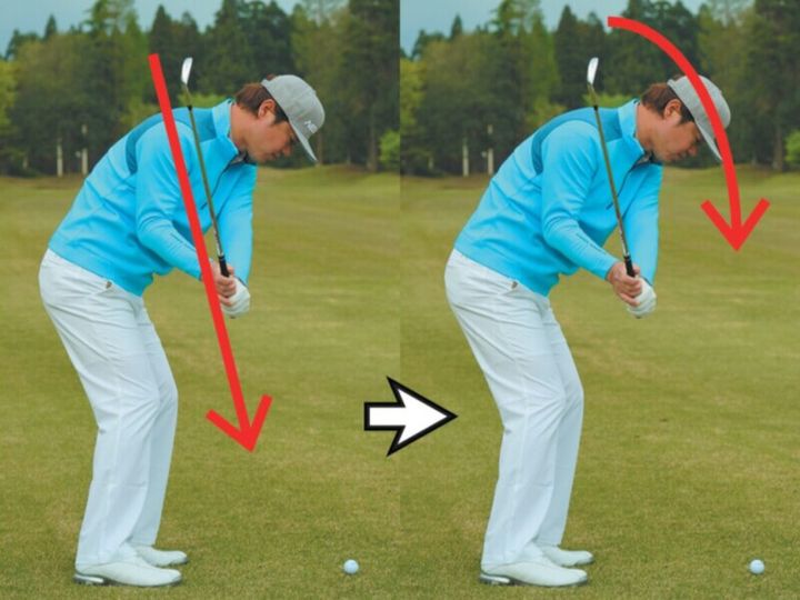 正しいダウンスイングはどっち？「シャロ―スティープ」を身につける方法