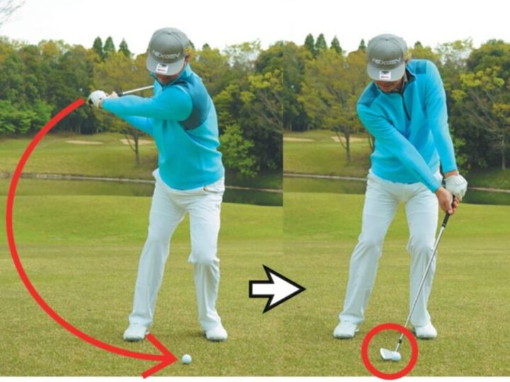 正しいダウンスイングはどっち？「シャロ―スティープ」を身につける方法