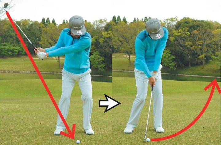 正しいダウンスイングはどっち？「シャロ―スティープ」を身につける方法