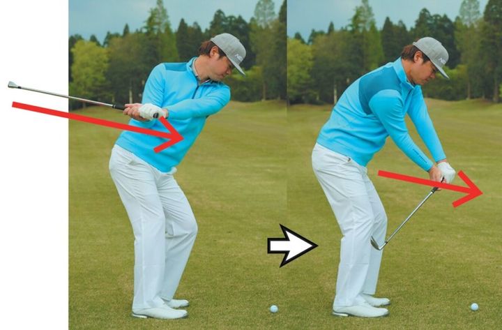 正しいダウンスイングはどっち？「シャロ―スティープ」を身につける方法