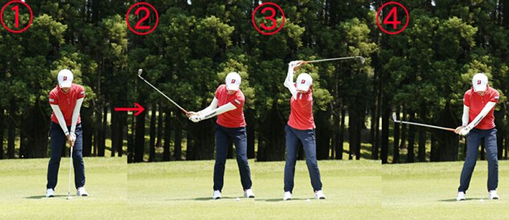 女子プロ2人のスイングを連続写真で解説！クラブを低く入れるお手本だった