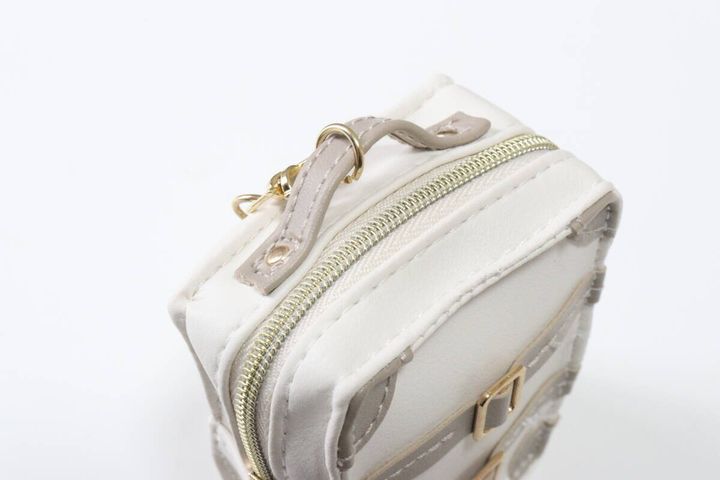 THREEPPY スリーピー チャーム付エコバッグ、キャリーケース風、PK（リカちゃん） デザイン