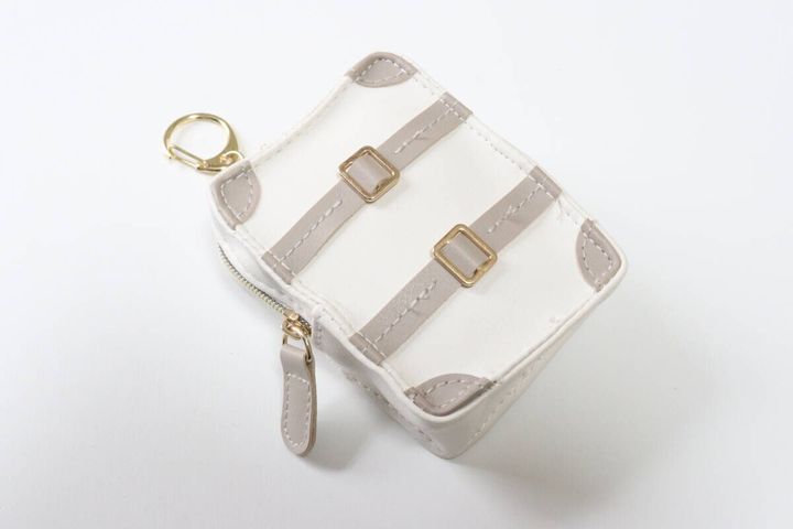 THREEPPY スリーピー チャーム付エコバッグ、キャリーケース風、PK（リカちゃん）