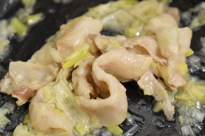 柚子胡椒風味のネギ塩豚丼