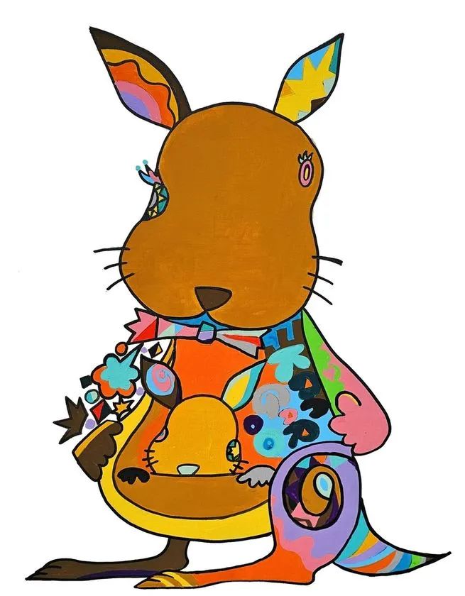 カンガルーのぬいぐるみ“ルルとカン”