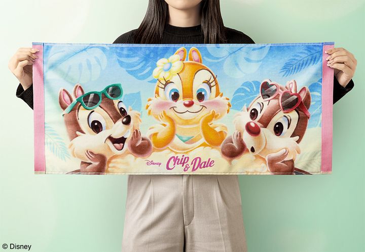 チップ＆デール／フェイスタオル