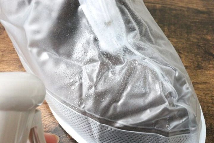 ダイソー シューズカバー（透明、30.5cm） 使用例