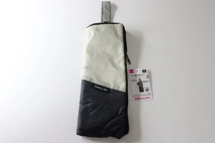 ダイソー 折り畳み傘カバー（ＢＫ）