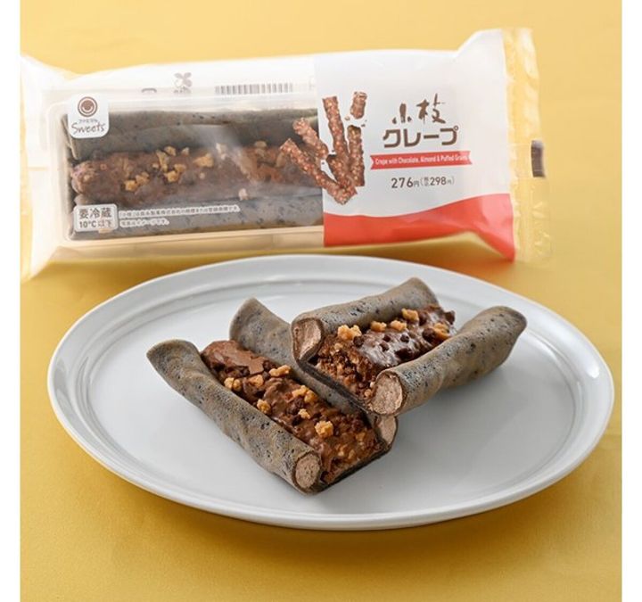 ファミリーマート ファミマ 森永コラボ 小枝クレープ