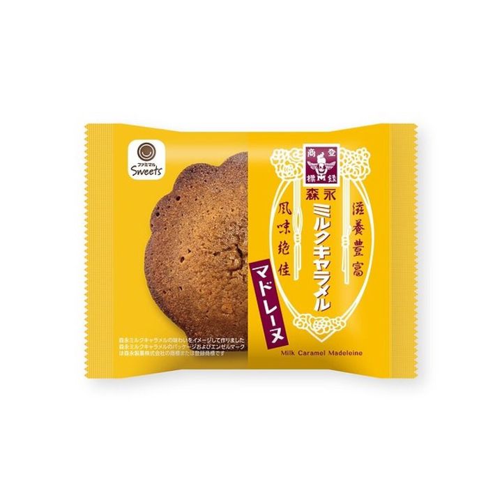 ファミリーマート ファミマ 森永コラボ 森永ミルクキャラメルマドレーヌ