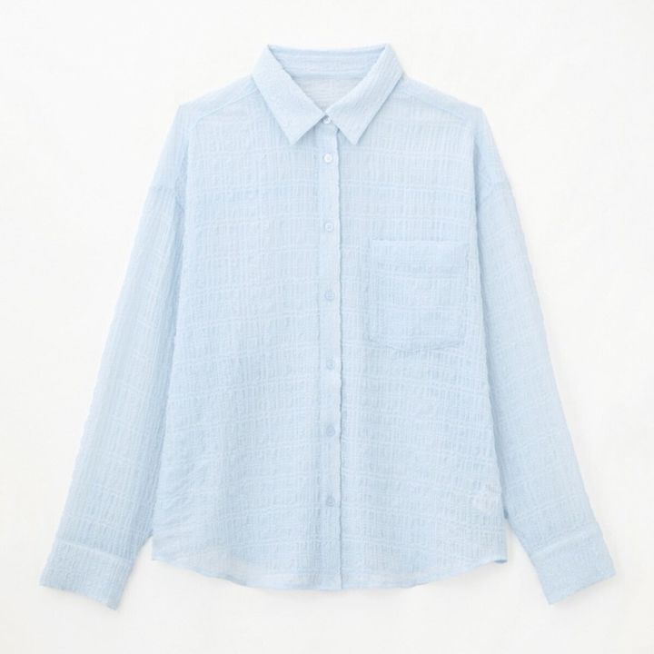 しまむらのシアーシャツ（田中里奈）