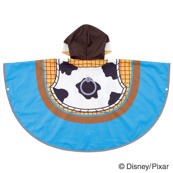 RAPO2N レインポンチョ ウッディ 後ろ